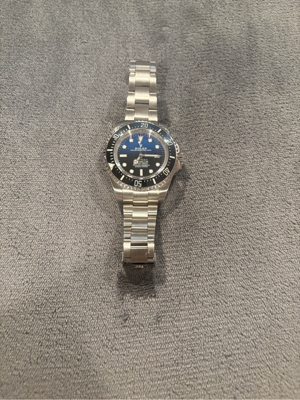 Deepsea Sea-Dweller Men's Stainless Steel Watch with Blue Dial - Picture 2 of 6